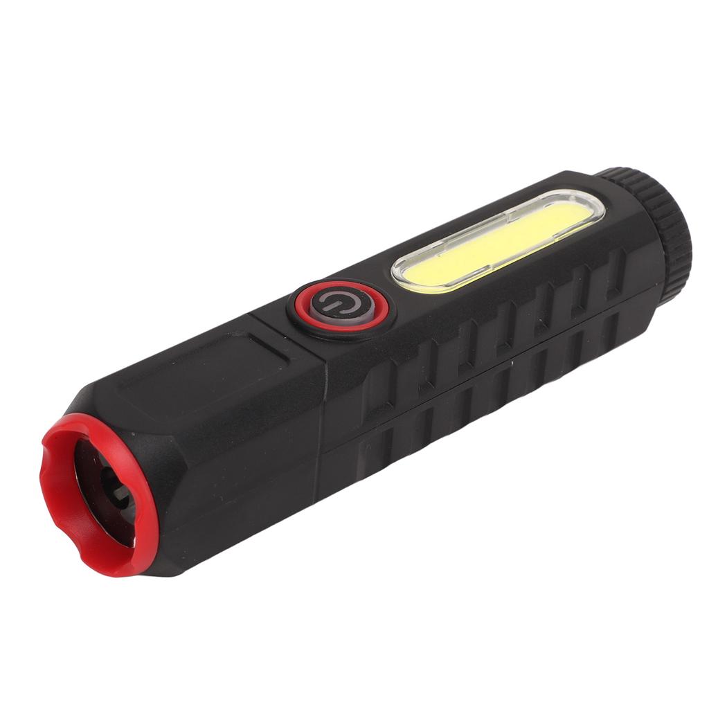 Camping Flashlight 4 Modes   Waterproof Magnetic Tail Hands   COB Light Flashlight with Clip