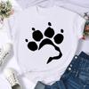 Women Print Cat Lovely Pet Animal Cute T Shirt Fashion Summer Female Casual Top Short Sleeve Tshirts Cartoon Graphic T-Shirts Women’s