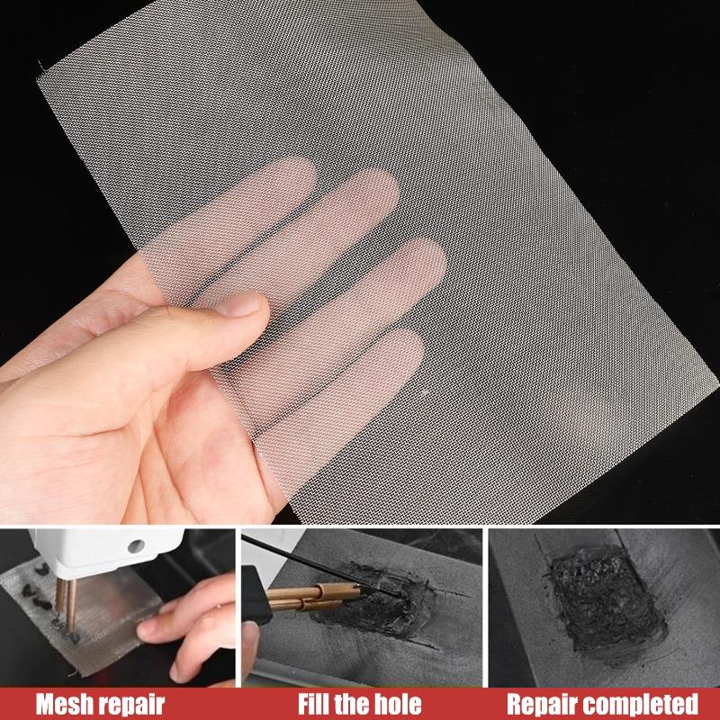 1-6pcs Car Bumper Stainless Steel Repair Net Plastic Crack Repair Mesh Net for Bumper Body Vents Welding Tools Car Accessories