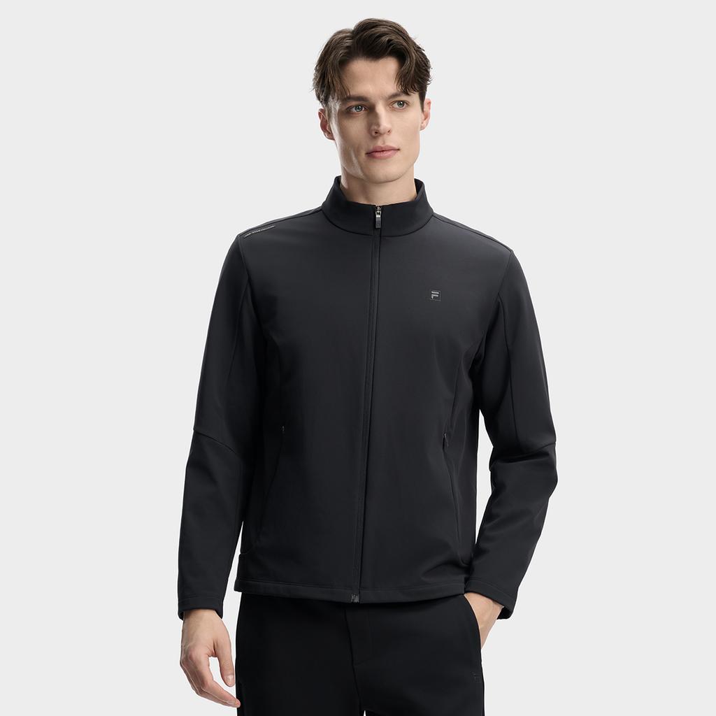 FILA Fleece Lined Classic Fashion Simple Casual Comfortable Versatile Woven Jacket Men jackets White Legendary-Blue F11M613701FNV