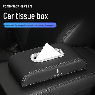 Lingbao Box Coco Uni Auto Mittelkonsolen Armlehnen Taschentuchhalter mit High-End-Gefühl