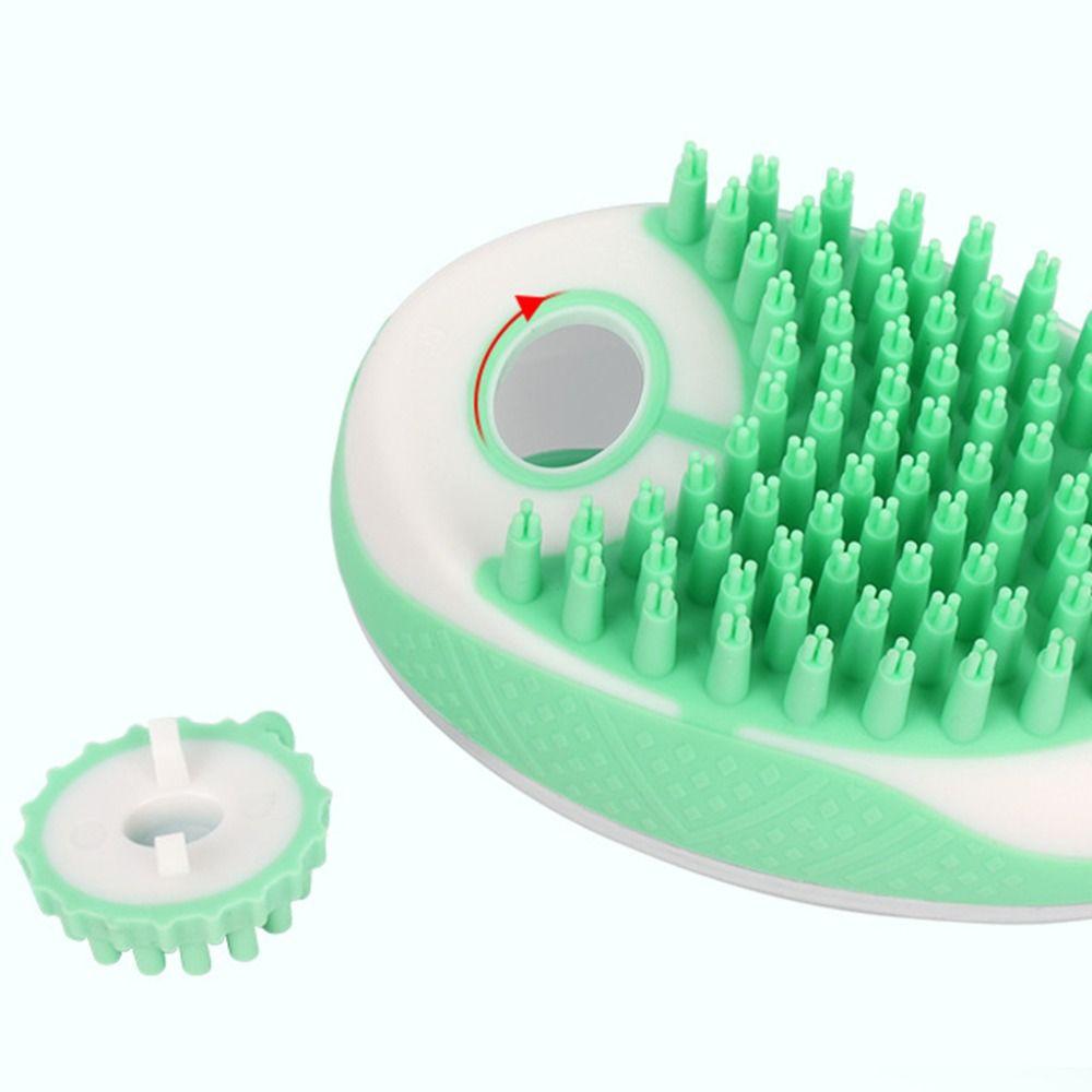 Silicone Dog Bath Brush Comb 2 In 1 Pet Shower Comb Pet Products Cat Massage Brush Kitten Cat