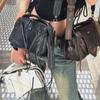 GROTTO Maillard Women's Large Capacity Genuine Leather Lapel Shoulder & Messenger Bag