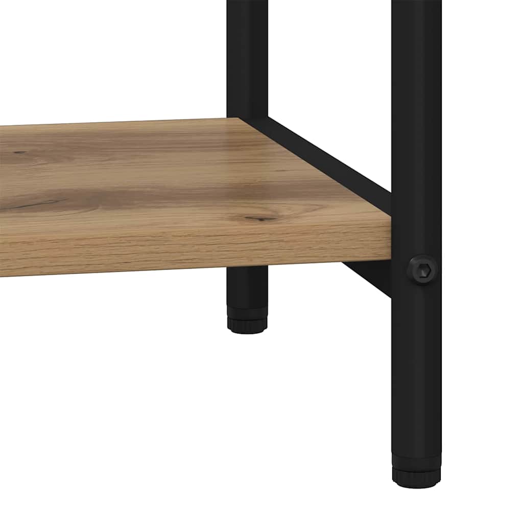 Artisan Oak Bookshelf 60 x 30 x 109 cm Engineered Wood