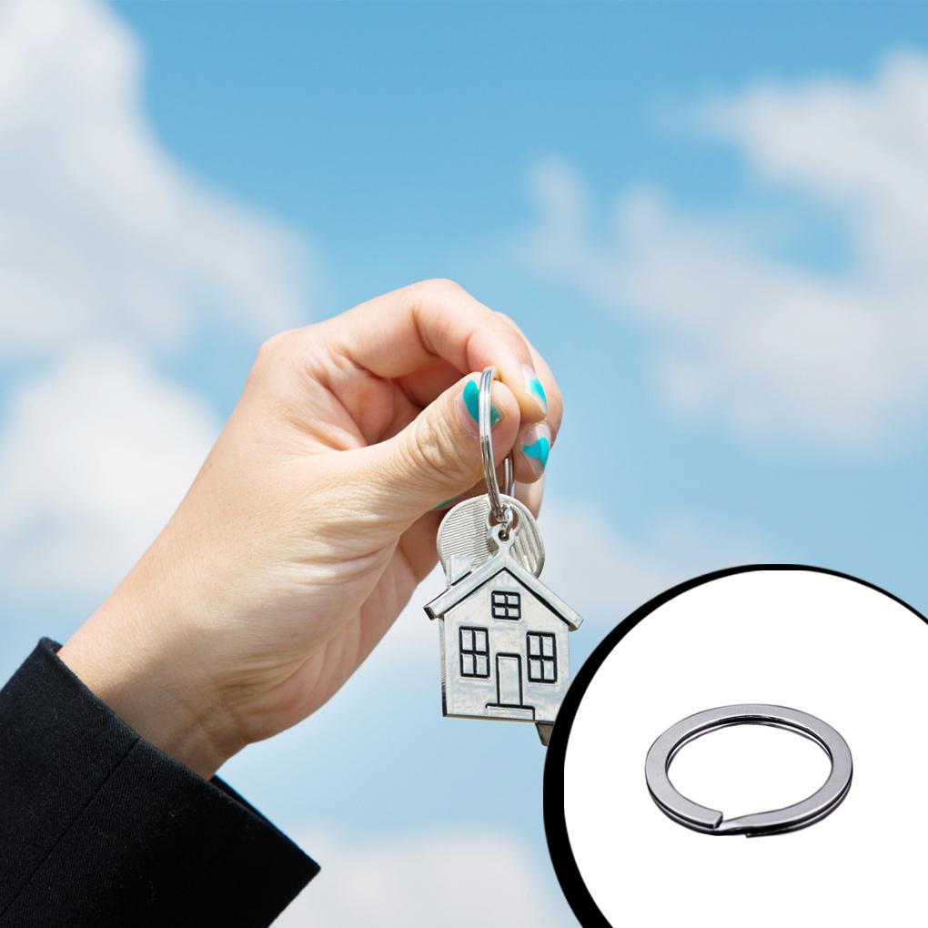 10 Stück Schlüsselanhänger Schmuckherstellung Basteln Metall DIY Schlüsselanhänger Rucksack Geldbörse Anhänger Schlüsselring Handgefertigt