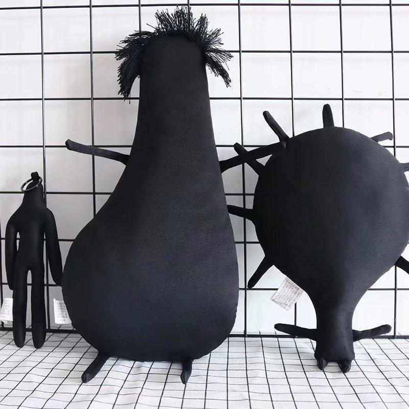 Süße Dunkle Gothic Schrullige Plüschpuppe Spielzeug Weich Gruselig Kawaii Foto Requisite Tischdekoration Für Freundin Und Kinder Halloween Geburtstagsgeschenk