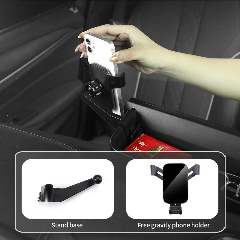 New For BMW 5 Series G30 G38 Car Dashboard Console Storage Box Stowing Tidying Auto Dash Organizer Glasses Phone Holder Acc