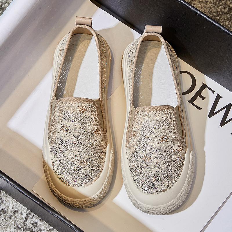 Новые женские туфли-рыбаки лето 2025 женские повседневные универсальные одинарные туфли на плоской подошве женская мода туфли женские с мелким вырезом на одной педали 41 хаки 4980₽