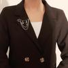 Elegante Perlenketten Quastenbrosche Mode Damen Kleidung Dekor Accessoires Schmucknadel Hosen Taillenverstellstifte Taschenanhänger Geschenke
