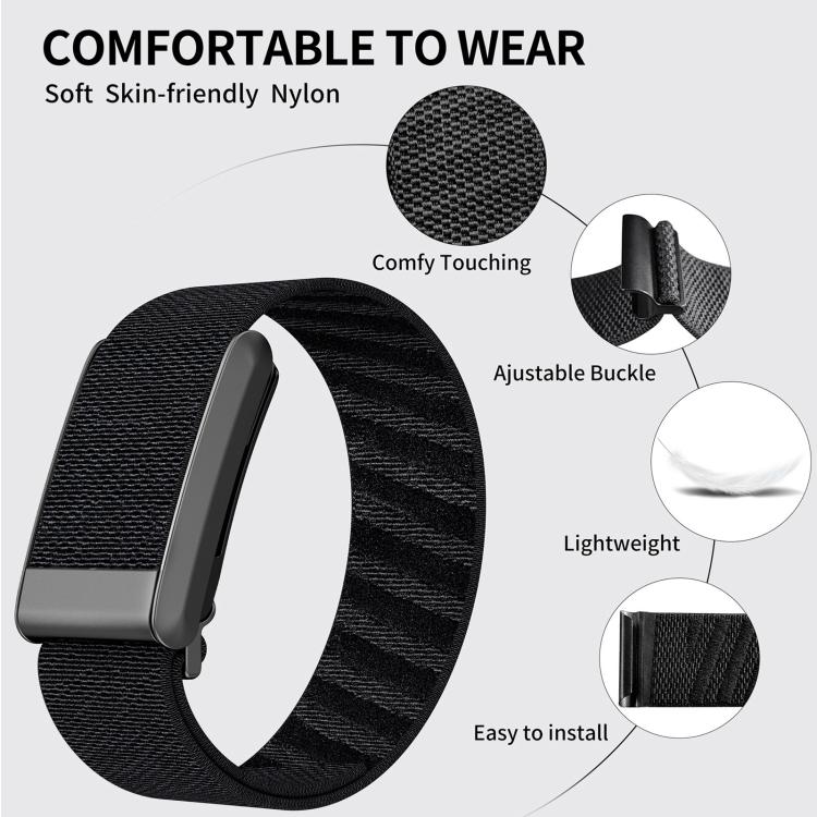 Sport‑Elastic Pattern‑Nylon Adjustable Replacement Watch Band Strap, Wrist‑Bracelet Accessory For WHOOP 5.0 Activity Tracker