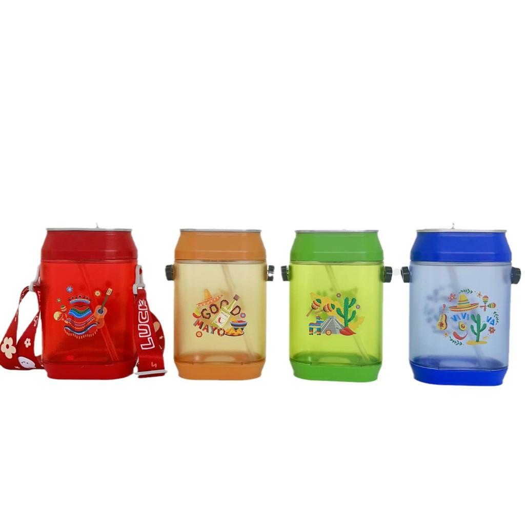 Water Bottle With Leakproof Seal And Carrying Strap For Outdoor And Office Use