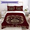 Custom Name FC Bayern Munich Bedding,Quilt Set Quilt Cover Pillowcase Home Birthday Gift(1 * Duvet Cover + 2 * Pillowcase, Without Core)_xia