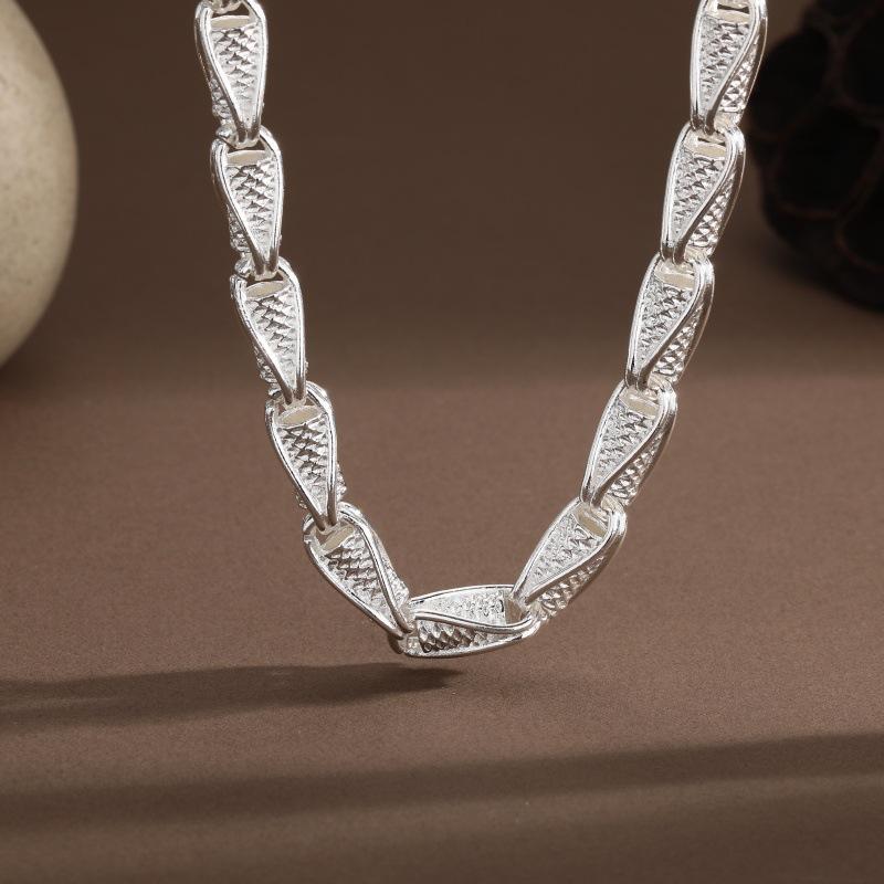 New Wheat Ear Necklace Men's Retro National Style Fashionable High-end Jewelry for Gifts