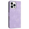 For iPhone 16 Pro Leather Case Solid Color Wallet Protective Phone Cover