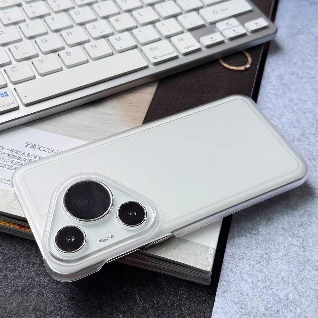 Capa Dura de PC Fosca Translúcida Sem Moldura Para Huawei Pura 80 70 P60 Mate 70 60 Honor 400 300 Pro Ultra Anti-Risco Capa Fina