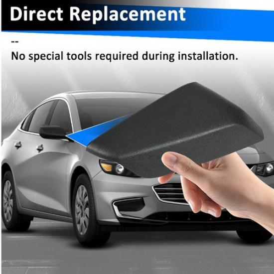 Passenger & Driver Side Mirror Cover Caps Black For Chevrolet Malibu 2016-2020