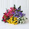 15 Head Real Happy Flower 6 Colors Mini Natural Simulated Rose Photography Photo Gift Crystal Grass Bouquet Home Decorative