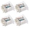 4pcs Electromagnetic Power Relay 220V Multi Purpose Waterproof Thermoplastic Structure for Garage Door