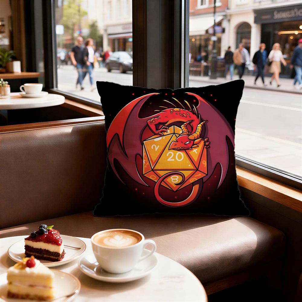 Game Dungeons Dragons Cushion Cover Decorative Cushions Covers Cover Sofa X Pillow Piece X X Pillowcase
