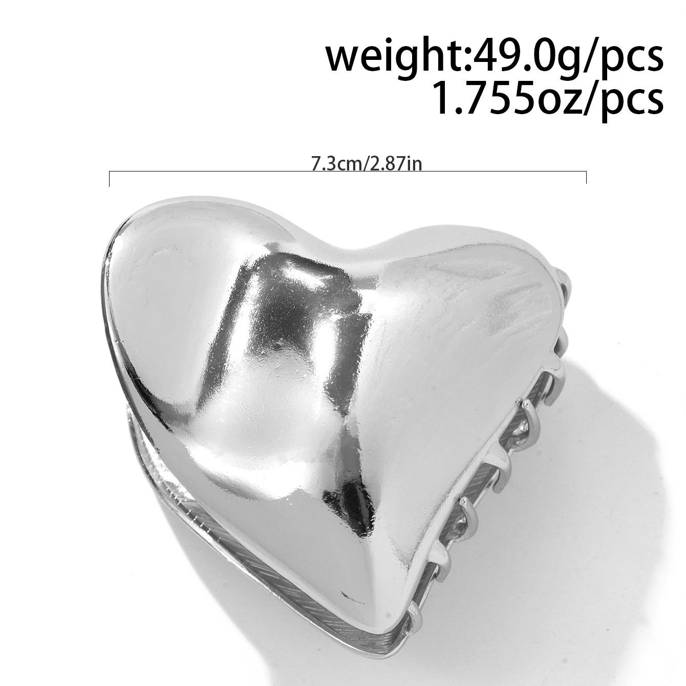 

Горячая Распродажа Зажим для Затылка Головы Премиум Металлический Головной Убор Сердце Модный Дамский Дисковый Захват Для Волос