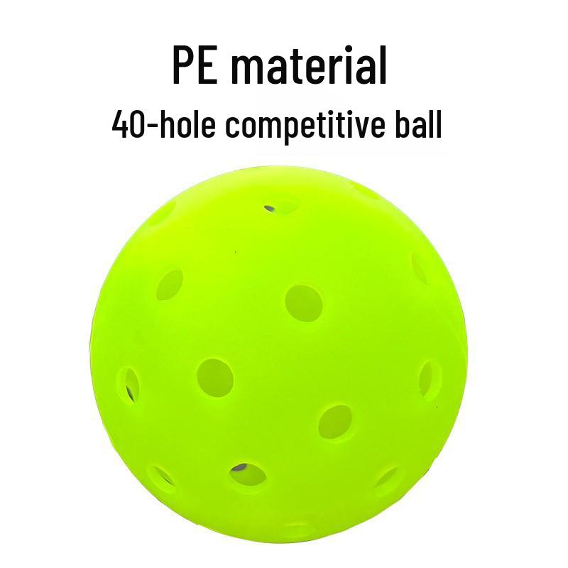 Durable Outdoor Pickleball: 40-Hole, Four-gram, Rotomolded Design 74mm