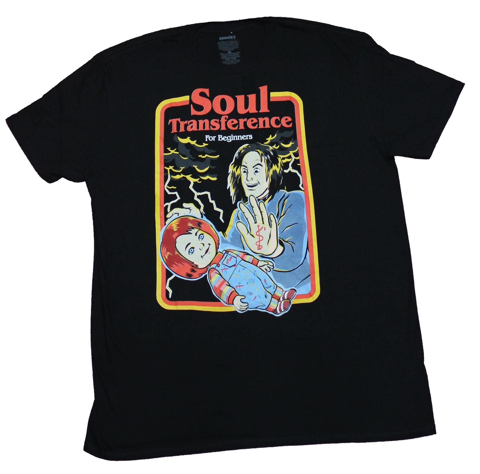 Child s Play Chucky Adult New T-Shirt - Soul Transference For Beginners Story XXXL
