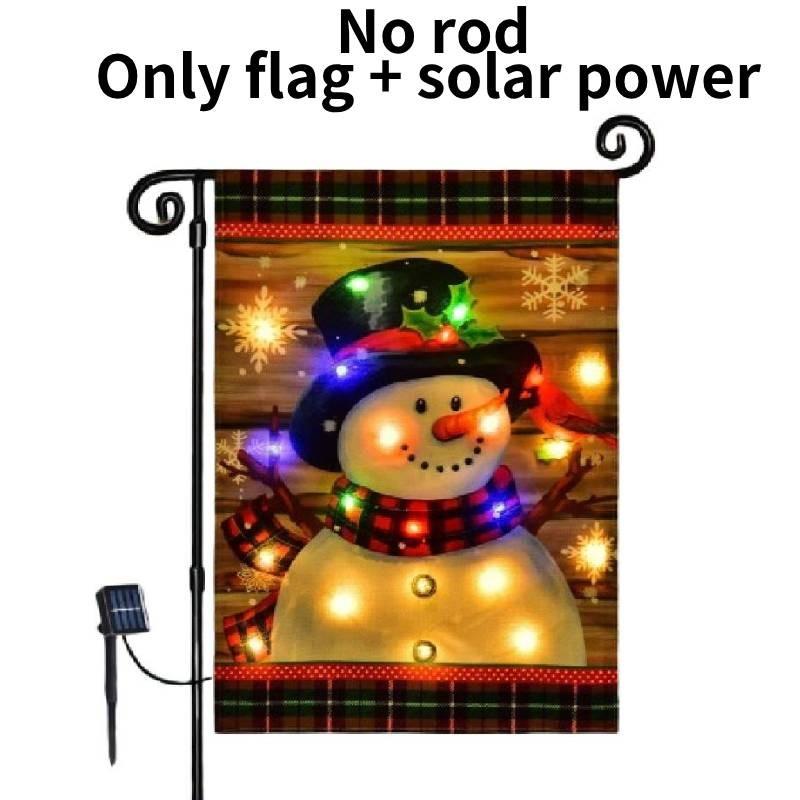 

Solar Flag Lights Christmas Garden Led Decorative Lamp Dwarf Snowman Snowman