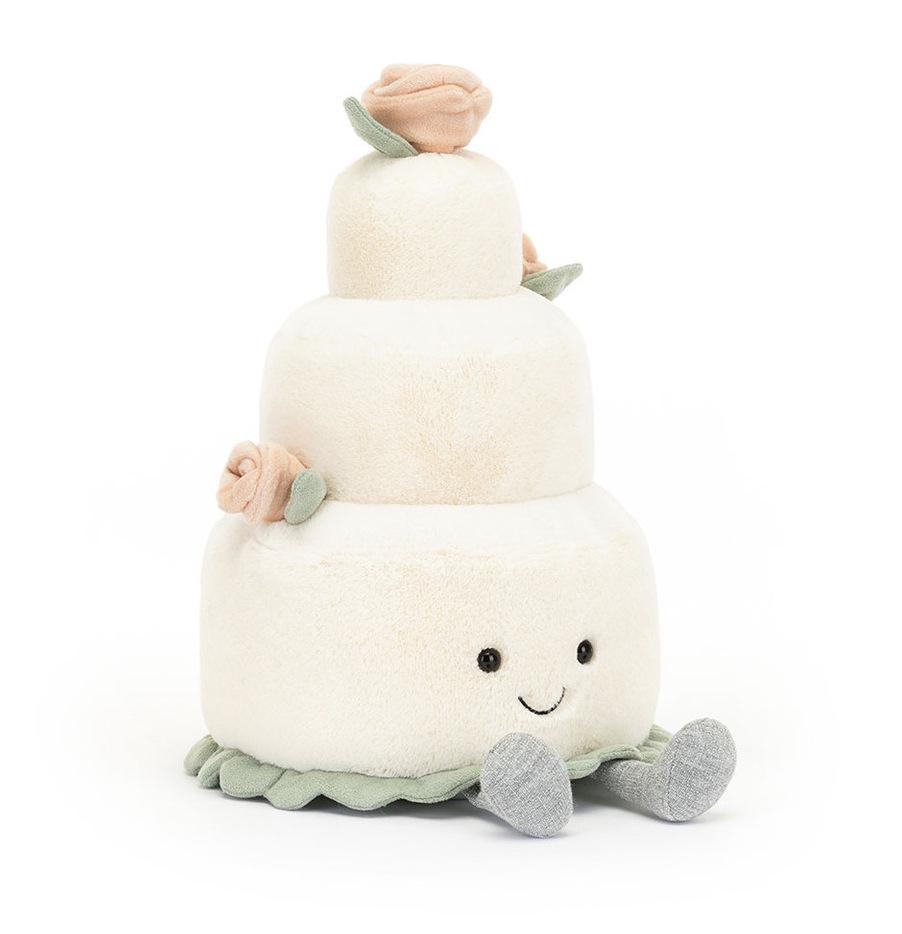 Regenbogenkuchen Diamantring Jellycat Puppe Plüschtier - Valentinstagsgeschenk