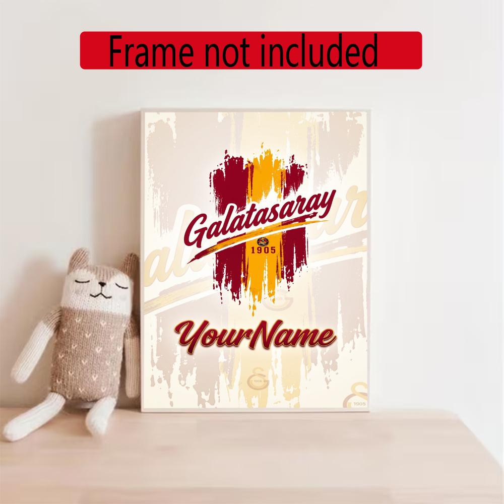 Galatasaray Personalized Name Round Diamond Painting Kit Diamond Embroidery Painting Rhinestones Mosaic Frameless Handwork Decoration Arts