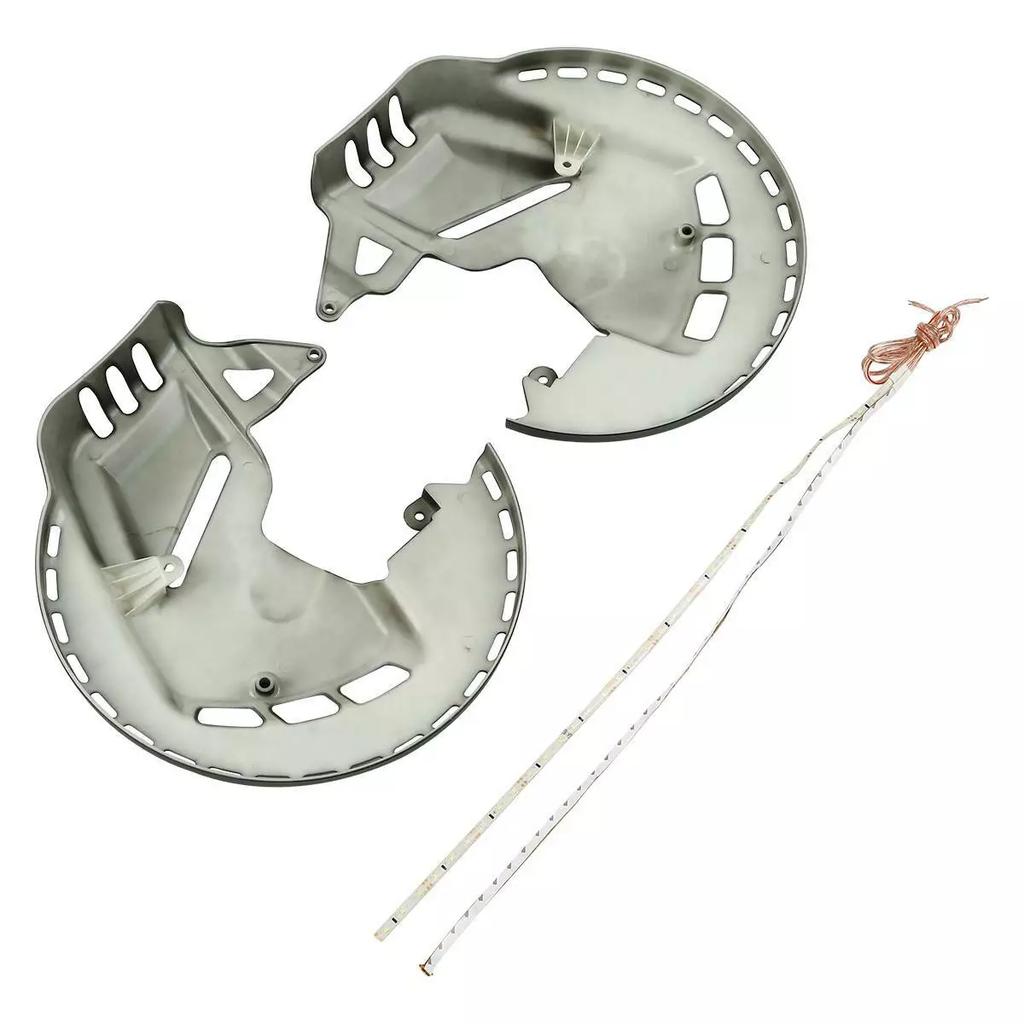Motorcycle Brake Rotor Covers LED Ring Of Fire For Honda Goldwing GL1800 2001-2017 F6B 2013-2017