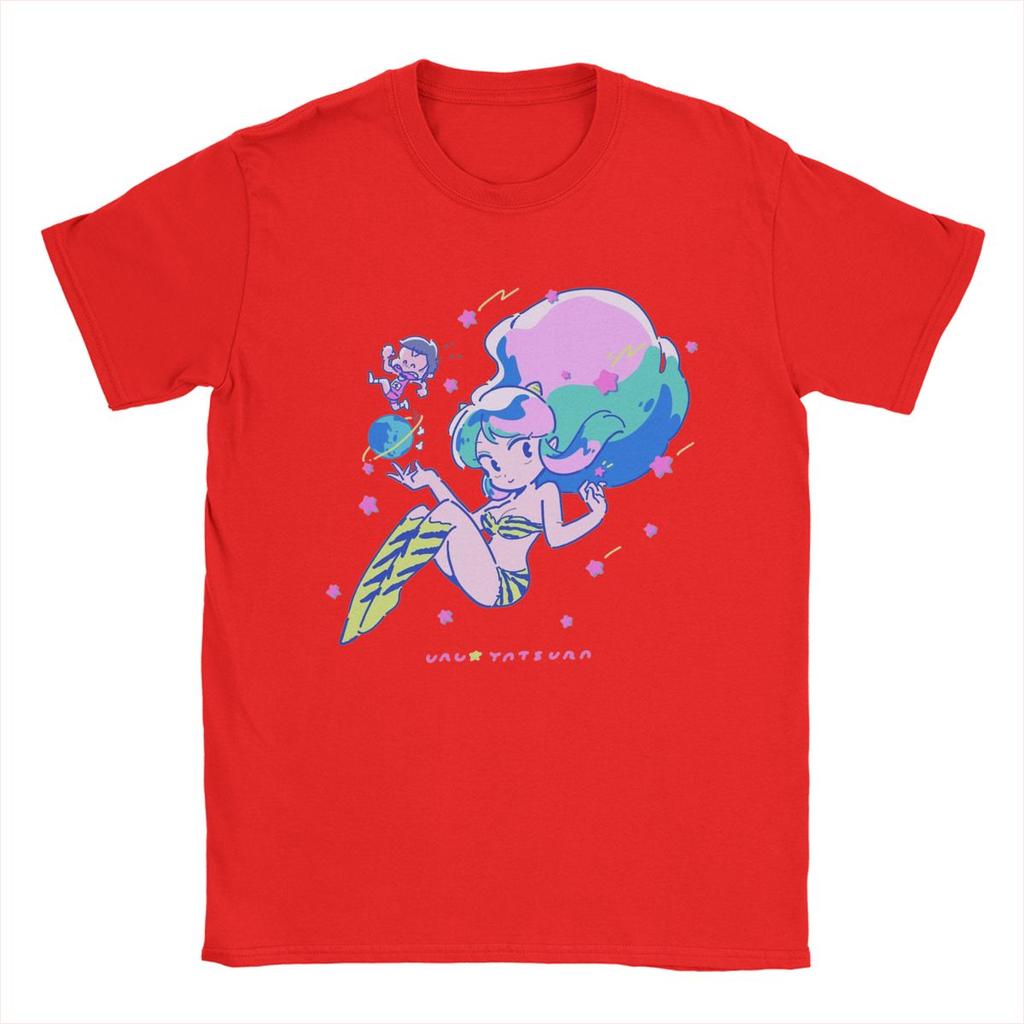 Men T Shirt Anime Casual Tees Short Sleeve Crew Neck T-Shirts 100% Cotton Party Clothing