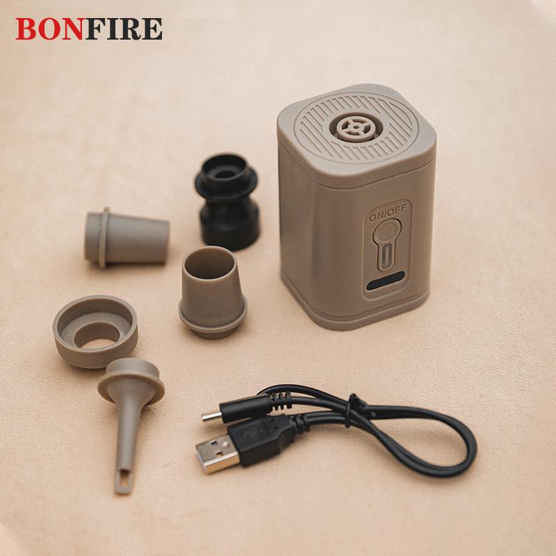 Portabl Electric Air Pump Wireless Air Compressor Inflator For Inflatable Cushions Air Beds Boat Swimming Rin Camping Flashlight