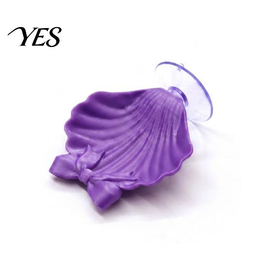 Fish Tank Resting Spot Betta Hammock Shell, Bed with Suction Cup, Plastic Conch Shell Aquarium Hammock, for Betta, Shrimp, Cichlid, Small Decor