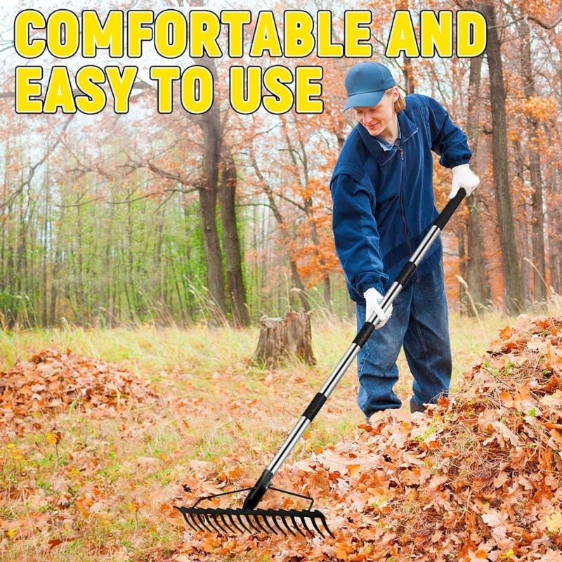 Professional Customizable Lawn Implement With Extended Carbon Steel Handle For Pleasant Gardening And Farming