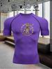 Men's Short Sleeve Compression T-Shirt Breathable Elastic Ancient Greek/Strength Training Style Top