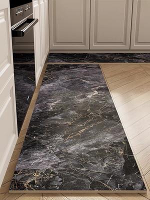 Kitchen Diatom Mud Floor Mat Oil-Resistant No-Wash Carpet Household Non-Slip Absorbent Mat Bathroom Door Entry Mat
