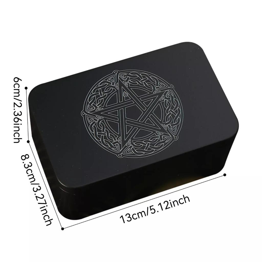 Iron Tarot Card Case For Tarot Card Deck Storage, Tarot Cards Box Wear-resistant