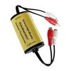 2Pcs RCA Audio Noise Filter Suppressor Ground Loop Isolator For Car AMP Stereo