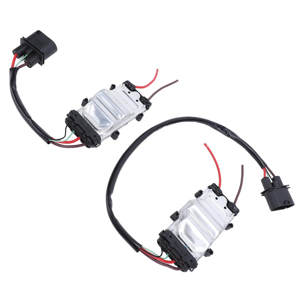 2Pcs Front Fan Control Module 4F0121003F Precise Operation Engine Cooling Fan Control Module for A6