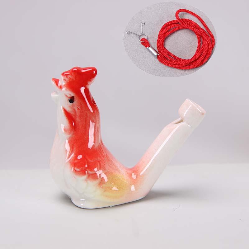 Keramisk Vattenfågel Ocarina Visselpipa - Barns Musikinstrument & Turist Hantverk