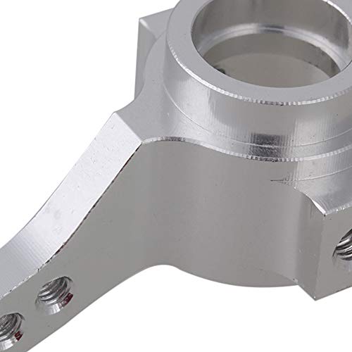 Mxfans 2 Pairs Silver Aluminum Alloy Front Knuckle Arms & C-Hubs CC01-001 CCO1-002 for RC1:10 Tamiya CC014WD