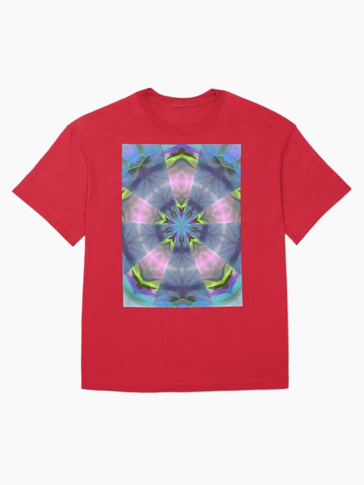 Pentangle Pastel Shades Multicolored Kaleidoscope Pentangle Pattern 8 Oversized T-Shirt