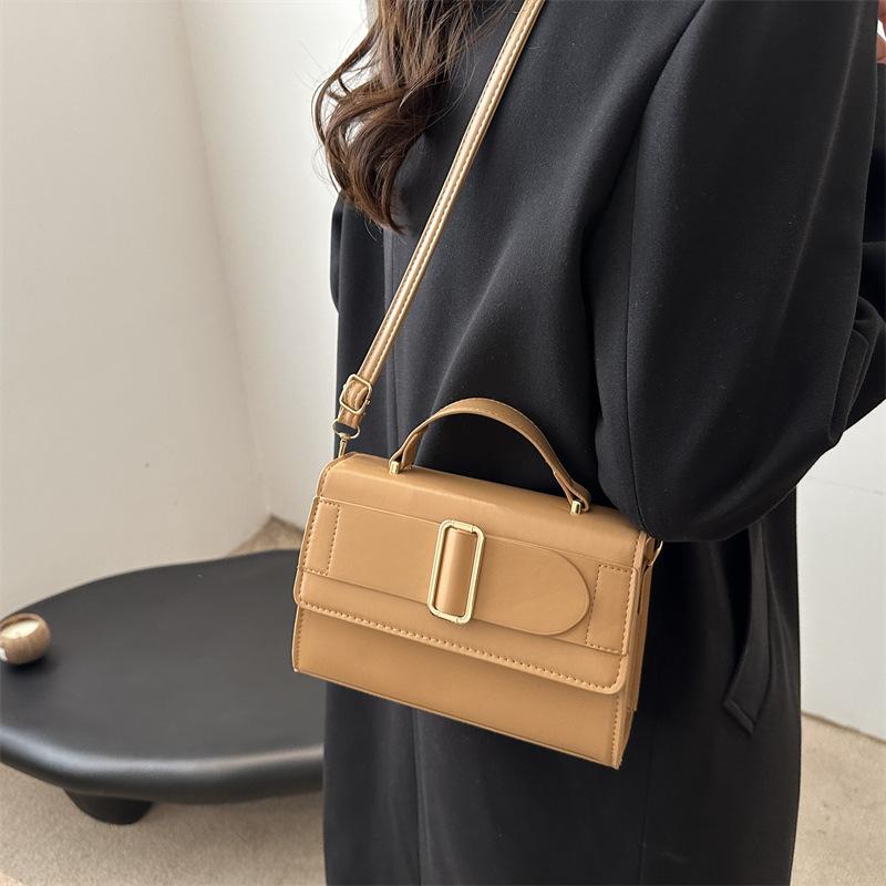 Minimalist style handbag for women 2025 new item niche retro shoulder bag crossbody bags versatile commuting small square bag