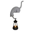 3D Printed Cat-Shaped Wall Hook Cute Bookshelf Lantern Animal Figurine Hook  Halloween Decorations