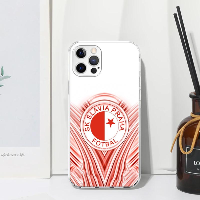 Sk Slavia Praha Czech Republic Phone Case For Iphone 17 Air 16 15 Plus 16E 14 Pro Max 13 Mini 12 11 7 8 SE Fundas Soft Back Cove