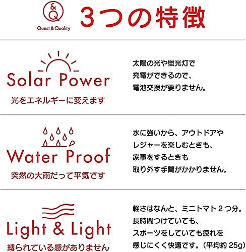 Q&Q SmileSolar (Q&Q Smile Solar) Women's Solar-Powered Analog Waterproof Watch R01A-001JK Brown