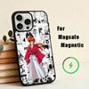 Anime R-Rurouni K-Kenshin-N Phone Case For iPhone17,16,15,14,13,12,11 Plus,Pro Max Magnetic For Magsafe Wireless Charging