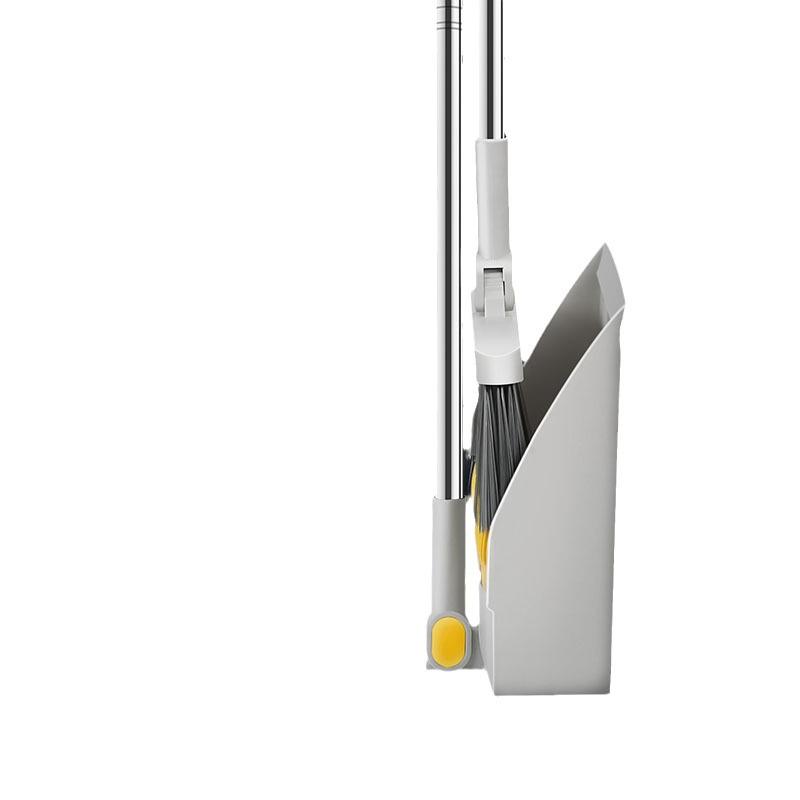 Li Lin High-Quality Non-Stick Broom & Dustpan Set with Squeegee for Hair.