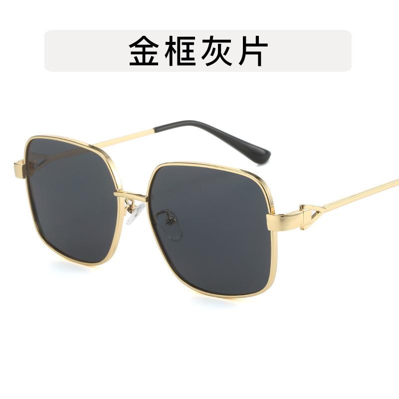Hip Hop Style Sunglasses Man Woman Square Shape Metal Frame Sunglasses Women UV400 Protection Male Female Sun Glasses