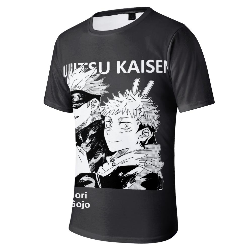 Jujutsu Kaisen T Shirt for Men Women Summer Clothing Fitness O Neck Anime Man T-shirt for Male Oversized New Men T-shirts Tops